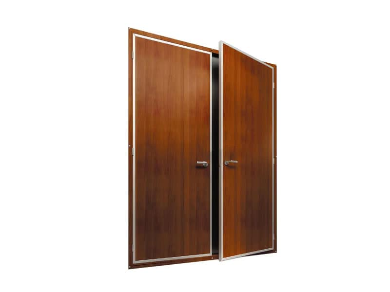 Jiangyin Huangshan Marine Fitting Co., Ltd Class A-60 quick opening & closing double leaf door (with side scuttle),